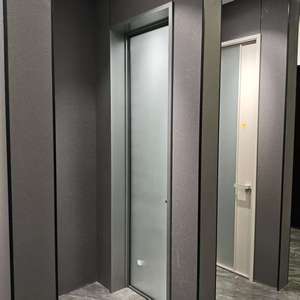 Porte battante manuelle ultra-fine <span class=keywords><strong>RG45</strong></span> étanche en alliage d'aluminium moderne sans rupture thermique pour cuisine, salle de bain et bureau - Product Image 3