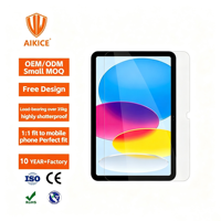 Prix d'usine Protection d'écran en verre trempé transparent haute définition de qualité AAA 3D anti-rayures imperméable pour iPad 10.9 11 12.9 13
