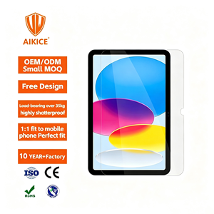 Protector de Pantalla Templado Transparente de Alta Definición 3D Grado AAA, Antiarañazos e Impermeable para <span class=keywords><strong>iPad</strong></span> 10.9 11 12.9 13, Precio de Fábrica - Product Image 1