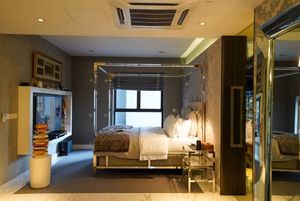 Venta Directa de Fábrica, Diseño Moderno, Cama de Acrílico Transparente, Cristal de Lucite, Dosel de Acrílico, Cama King Size, Queen Size - Product Image 5