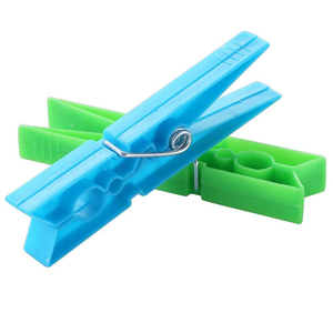 12 pinces à linge en plastique colorées, robustes, imperméables, portables, avec ressorts, pour la cuisine, l'extérieur, pinces à linge - Product Image 2