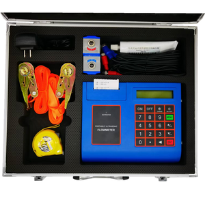 เครื่องวัดอัตราการไหลแบบดิจิตอลอัลตราโซนิกแบบพกพา TUF-2000P DN15-DN6000 สำหรับน้ำ พร้อมจอ LCD รองรับการปรับแต่ง OEM และเครื่องพิมพ์ - Product Image 1