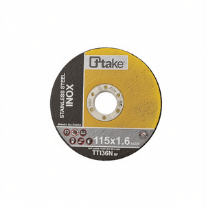 TTAKE ล้อขัดแบบแบน 115x1.6 มม. สำหรับตัดและเจียรสแตนเลส - Product Image 2