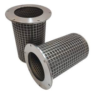 Pantalla de filtro de Metal de separación de agua y aceite para pantalla plegable de acero inoxidable 304 Producto de elemento de filtro sinterizado de Metal - Product Image 1