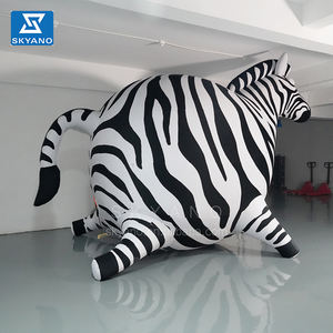 Zebra Inflable Obesa, Mascota de Dibujos Animados Inflable, Material de Felpa - Product Image 5