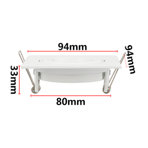 Lampada da Incasso a Soffitto MR16 in Alluminio K INDOM, Bianco e Nero, Garanzia di 3 Anni, Vendita all'Ingrosso - Product Image 5