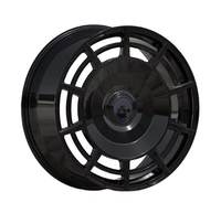 Roues/jantes forgées de style Aerodisc noir brillant personnalisé pour MercdesBenz, Cadillac,BMW, RrangeRover, LandRover, Rolls-Royce