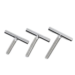 En stock – Vente en gros – Boulons à poignée en T M7 filetés, longueur 55 mm, finition brillante, pour la fourniture de travaux d'acierage structurel - Product Image 1