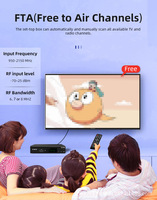 Serveur numérique HD iks canaux fta 1080P DVB S2 décodeur décodeur récepteur de télévision par satellite