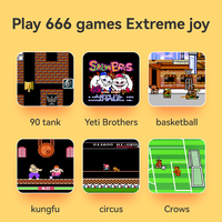 Cadeaux chauds, jouets, jeux pour deux, rétro, 666 jeux, 3,0 pouces, connexion TV, double combat, lecteur de jeux vidéo, console de jeu portable G7
