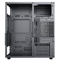 Casing PC Mid Tower Hitam TDWJTJX200 untuk Komputer Gaming