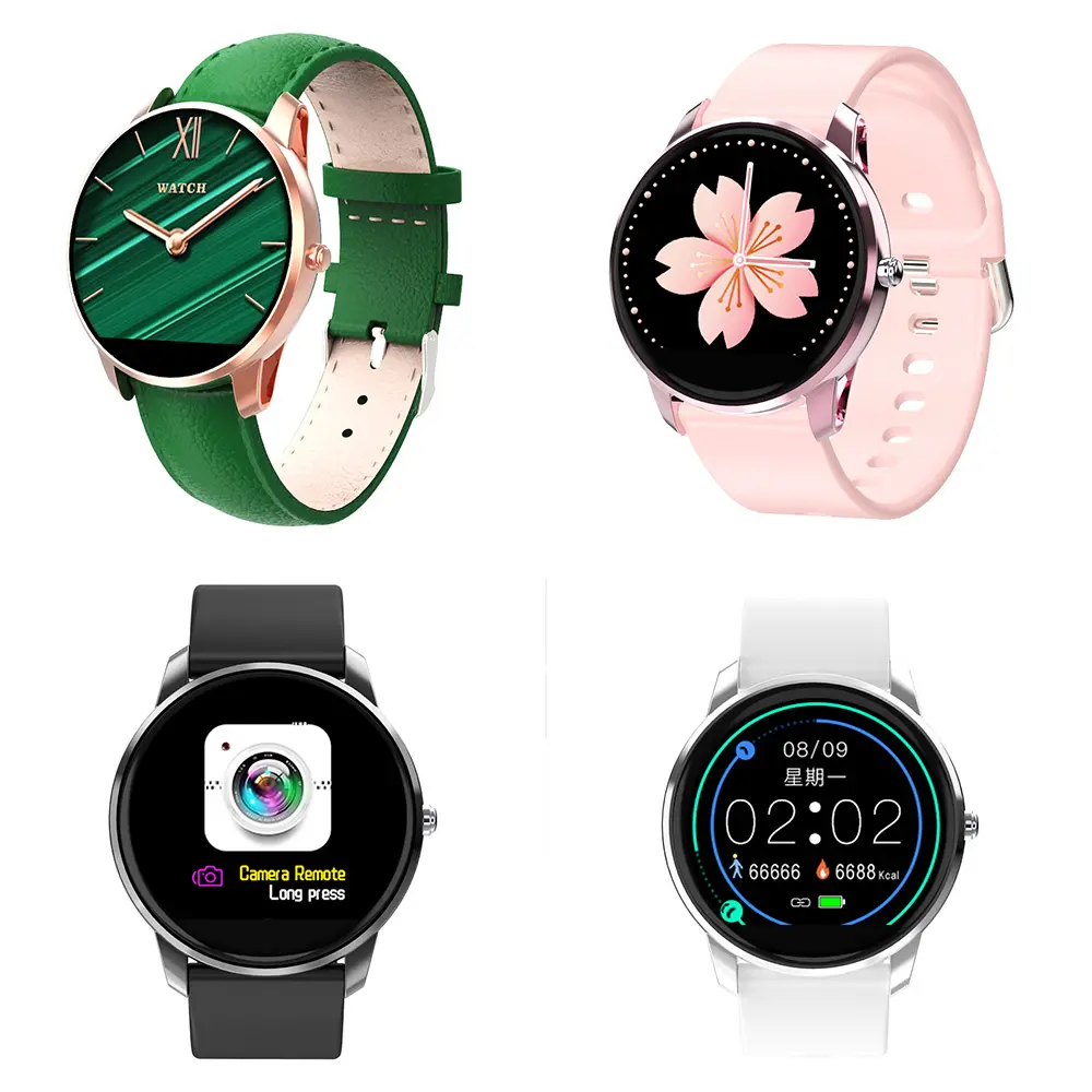 Wholesale girl lady femininity fashion style wearable devices B8 smartwatch android smart watch