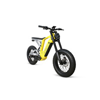 Vélo électrique tout-terrain à pneus larges avec moteur arrière 48V 1000W alimenté par batterie au lithium, moto tout-terrain, cyclomoteur électrique