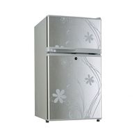 Réfrigérateur Double porte 80l, congélateur supérieur, Mini réfrigérateur