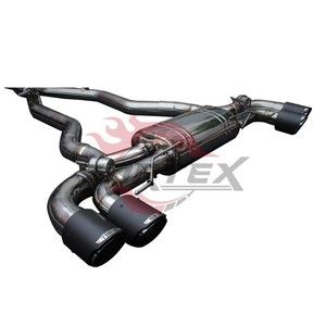 ระบบท่อไอเสียสแตนเลสสตีลยี่ห้อ Vortex สำหรับ BMW F90 M5 4.4T แบบ Catback พร้อมปลายท่อขัดเงาแบบกระจก 1.5 มม. - Product Image 4