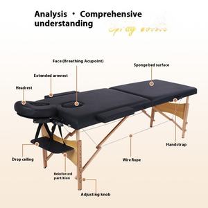 Faltbare Beauty Salon Spa Matratze für Wimpern verlängerung Gebogenes Wimpern <span class=keywords><strong>bett</strong></span> mit Werkzeug produkten für Wimpern und Wimpern verlängerung - Product Image 4