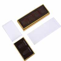 Cajas de Embalaje de Cartón de Grado Alimenticio Ecológicas Personalizadas de Fábrica de Alta Calidad con Tapa Transparente de PVC para Chocolate
