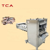 Hochwertige TCA Fisch verarbeitung linie verschiedene Arten von Fischt ötungs maschinen Waagen entfernen Maschine und Schneide maschine