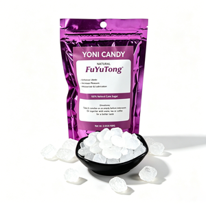 Vente flash - Bonbons Yoni 100% naturels avec emballage personnalisé, blocs de bonbons pour le plaisir féminin pour stimuler la lubrification et le <span class=keywords><strong>bonheur</strong></span>, 100g - Product Image 1