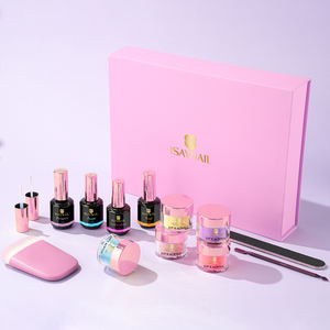 <span class=keywords><strong>Kit</strong></span> <span class=keywords><strong>de</strong></span> <span class=keywords><strong>démarrage</strong></span> pour poudre à tremper les ongles avec logo personnalisé, poudre et liquide acryliques, séchage rapide, marque privée, couleurs variées - Product Image 2