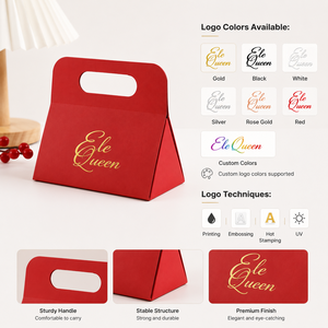Luxury Folding Handle <b>Gift</b> <b>Box</b> with <b>Magnetic</b> Closure for Jewelry Packaging Holiday <b>Gifts</b> and Small Business Presentation - Product Image 6