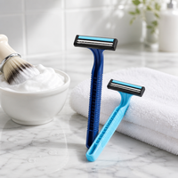 Rasoir jetable à double lame, rasoir manuel pour hommes, rasoir de voyage, utilisation en hôtel, vente en gros