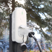 Chargeur de pilier 32A 22kW RFID pour une charge rapide des véhicules électriques dans les espaces publics