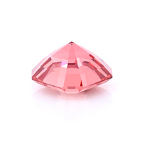 Nouveau laboratoire cultivé Padparadscha saphir couleur rose foncé pierre synthétique Asscher forme 5mm 6mm 7mm 8mm lâche laboratoire cultivé Padparadscha