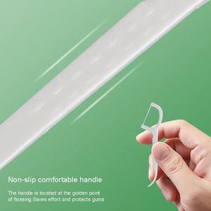 Fabrication en gros écologique soins bucco-dentaires boîte de recharge en soie végétalienne cure-dents soie dentaire choix 50 pièces/sac - Product Image 5