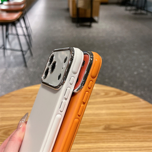 เคสโทรศัพท์กันกระแทกสีพื้นแบบนิ่ม TPU ป้องกันรอยนิ้วมือ รุ่น Laser Aurora Large Window สำหรับ iPhone 17 Air Pro Max 16 15 14 13 - Product Image 5