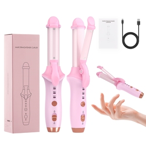 Tốt nhất bán tự động xoay tourmaline gốm uốn sắt TOP tóc Styler với PTC nóng và LCD hiển thị nhiệt độ - Product Image 4