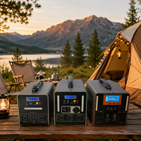 Nouveau produit : Station d'alimentation portable 500W 600W 800W avec batterie LiFePO4, générateur solaire pour camping en extérieur, camping-car et maison