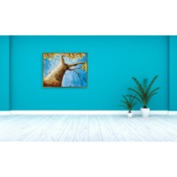 Peintures murales abstraites faites à la main sur toile, décorations de salon personnalisées en gros, art de la nature morte peint à l'huile pour hôtels