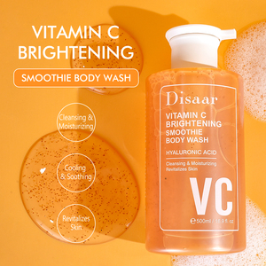 Gel Douche Éclaircissant Disaar à la Vitamine C et à l'Acide Hyaluronique, Revitalisant, Rafraîchissant et Apaisant, Vente en Gros - Product Image 2