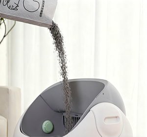 <span class=keywords><strong>Bac</strong></span> à litière pour <span class=keywords><strong>chat</strong></span> en plastique fermé, anti-éclaboussures, avec <span class=keywords><strong>tamis</strong></span>, boule désodorisante, écologique, grande capacité, facile à nettoyer, pour chats, usage domestique - Product Image 3