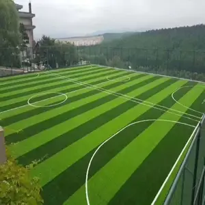 Tapete de grama artificial para futebol, durável, tamanho de 5v5 jogadores, futebol, gramado artificial, exterior e interior