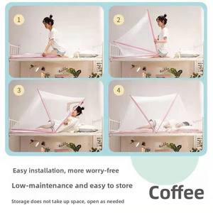 Moustiquaire pliable 8 lits, tendance, pour enfants, auvent de 1 mètre, toutes saisons, pour lits de dortoir étudiant et usage domestique - Product Image 6