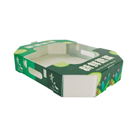 Boîte en plastique ondulé PP durable, empilable, résistante à l'eau, personnalisée et imprimée pour le stockage des concombres Yuexin