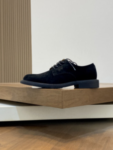 Zapatos de Vestir Formales con Cordones y Caña Alta CXT para Oficina, Cómodos, de Cuero con Estampado de Serpiente, Acabado Negro Ébano, EVA Hueco - Product Image 2