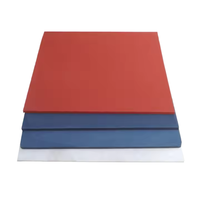 Hohe Flexibilität Schneiden 3mm 10mm Rot Blau Bunte Feuer beständigkeit Hitze beständigkeit Silikons chwamm Gummis chaum platte Pad Mat