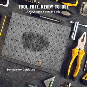 Almohadillas absorbentes de derrames universales 13 \ "L X 10 \" W Paquete de alfombrilla de polipropileno 100-Absorbe agua de aceite de 12 galones Otros componentes industriales - Product Image 4