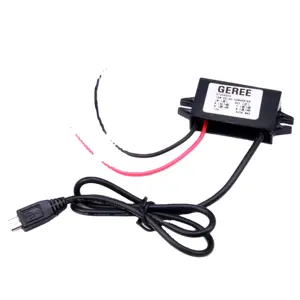 9V 12V 24v a 5V 3A DC DC step down buck modulo convertitore Micro USB adattatore di alimentazione di uscita per telefono impermeabile