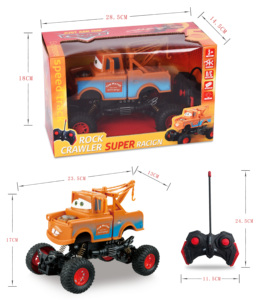 Camion radiocommandé avec coque en PVC tout-terrain haute vitesse 4 canaux prêt à rouler, jouet de voiture télécommandée pour les enfants de 8 à 14 ans - Product Image 2