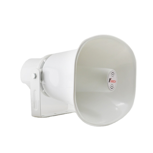 KNTECH 30W Wall Mounted Horn Speaker Outdoor Waterproof Loudspeaker for PA System with Amplifier