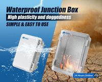 200*100*70mm ABS Kabelverteilerdose Outdoor Klappbare Kunststoff-Elektronikgehäuse Maßgefertigtes Instrument Wasserdichtes IP66 Gehäuse