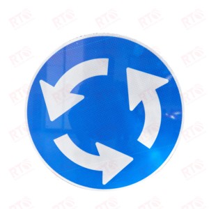 Tráfico reflectante calle seguridad vial giro derecho giro izquierdo aluminio pegatina señal con tablero lámina reflectante - Product Image 2