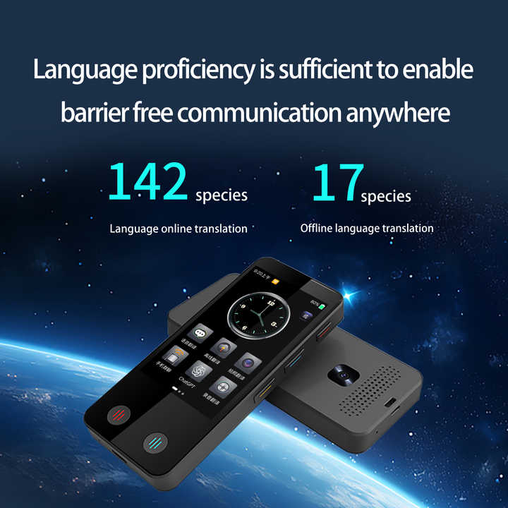 Simultaneous Interpretation Smart Language Translator Pen F13A Accurate Offline Translation Touch Screen WiFi Supports Arabic