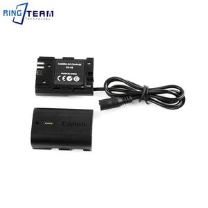 แบตเตอรี่จำลอง DR-<span class=keywords><strong>E6</strong></span> รุ่นใหม่ พร้อมสกรู LP-<span class=keywords><strong>E6</strong></span> <span class=keywords><strong>ACK</strong></span>-<span class=keywords><strong>E6</strong></span> ตัวแปลงไฟ DC สำหรับกล้อง Canon EOS 5D 5D2 6D 7D 60D และ Blackmagic BMPCC 4k 6k สีดำ - Product Image 4