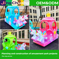 Kart a pedales eléctrico infantil de fibra de vidrio para centro comercial, capacidad 60 kg, luminoso, para puestos de mercado nocturno, atracción de entretenimiento con rueda de toro