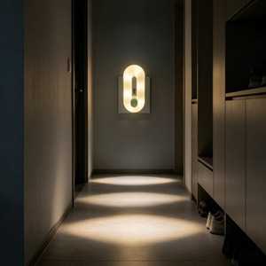 Lampe de nuit LED moderne GL-W128, luminosité réglable, lampe à brancher, faible consommation d'énergie, lumière ambiante protectrice pour les yeux, maison, hôtel - Product Image 3